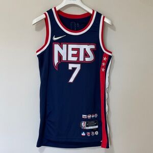 Men's Brooklyn Nets Kevin Durant Nike Blue Authentic Jersey - City Edition